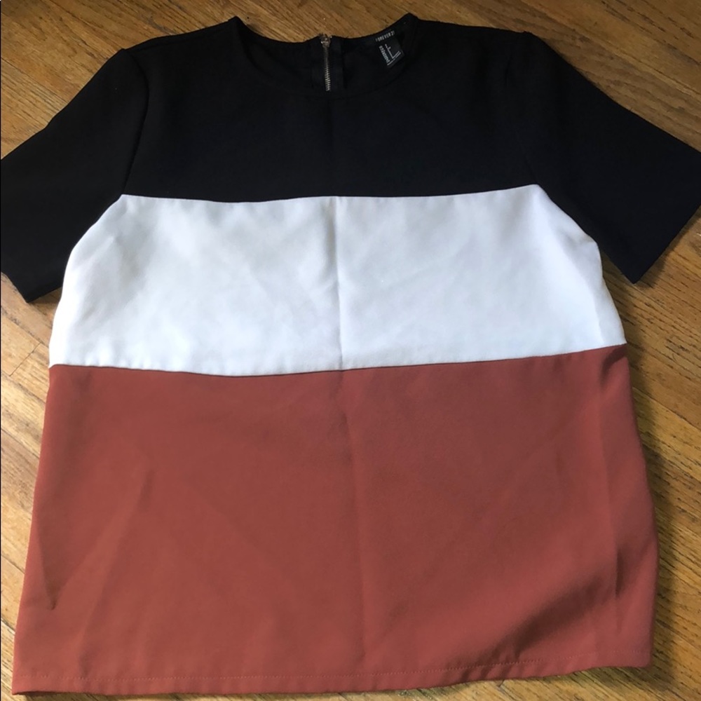 Color block shirt